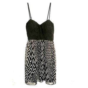 Sweetheart Dress Three Pink Hearts Black &…